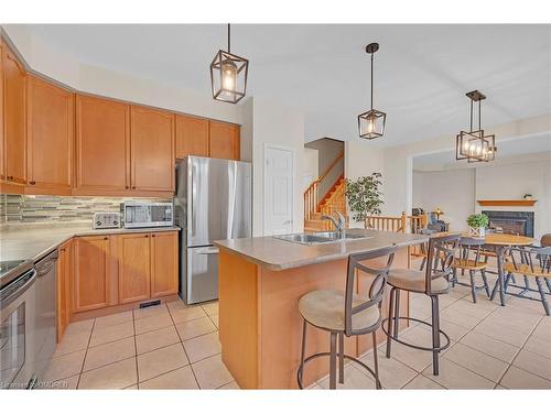 2343 Calloway Drive, Oakville, ON - Indoor Photo Showing Kitchen With Stainless Steel Kitchen With Double Sink