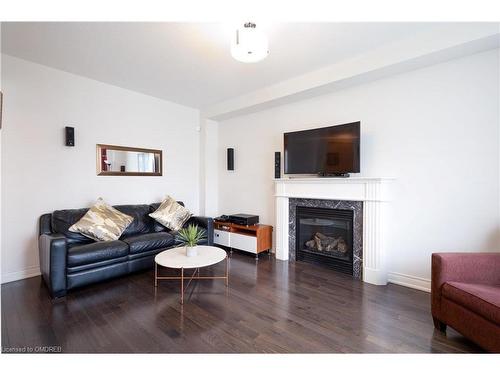 5460 Oscar Peterson Boulevard, Mississauga, ON - Indoor Photo Showing Living Room With Fireplace