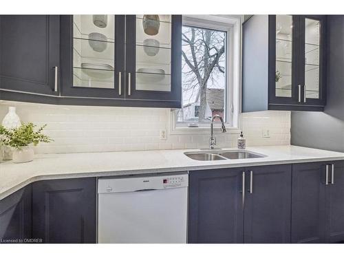 95 Scott Street, Kitchener, ON - Indoor Photo Showing Kitchen With Double Sink