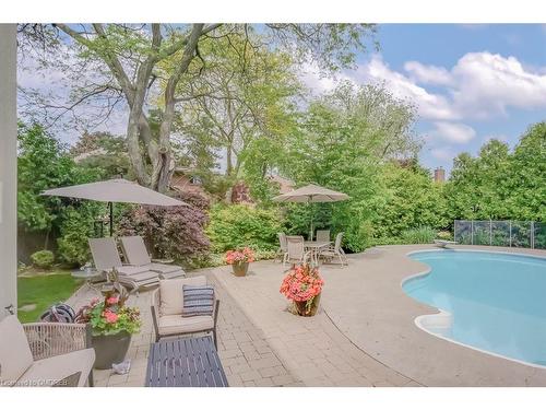 1152 Surrey Court, Mississauga, ON - Outdoor With In Ground Pool With Deck Patio Veranda