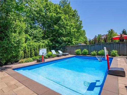 245 Nautical Boulevard, Oakville, ON - Outdoor With In Ground Pool With Deck Patio Veranda With Backyard