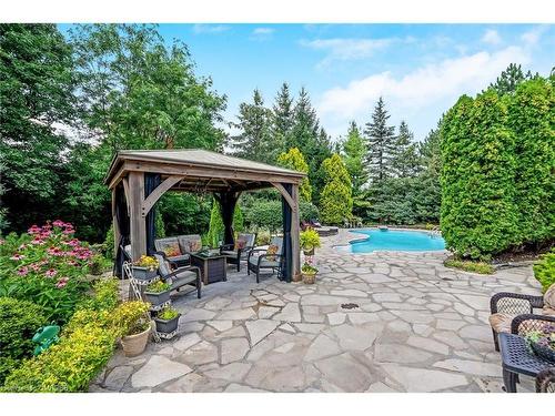 15 Trillium Terrace, Halton Hills, ON - Outdoor With In Ground Pool With Backyard