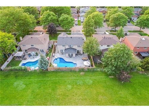 800 Clements Drive, Milton, ON - Outdoor With In Ground Pool With View