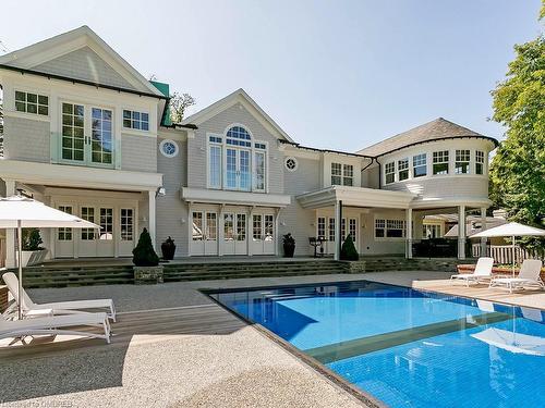 27 Park Avenue, Oakville, ON - Outdoor With In Ground Pool