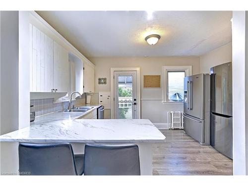 34 South Oval, Hamilton, ON - Indoor Photo Showing Kitchen With Double Sink