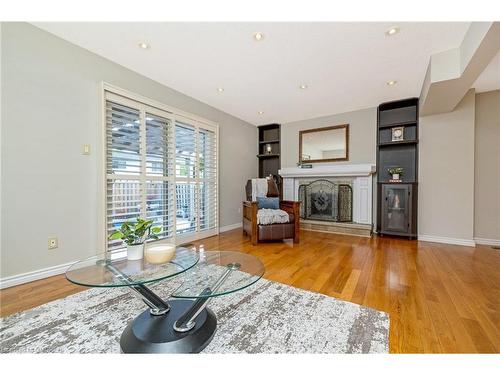 839 Merritt Drive, Milton, ON - Indoor Photo Showing Living Room With Fireplace