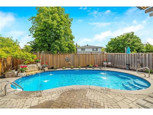 839 Merritt Drive, Milton, ON - Outdoor With In Ground Pool With Backyard