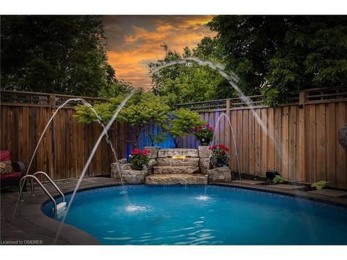 839 Merritt Drive, Milton, ON - Outdoor With In Ground Pool