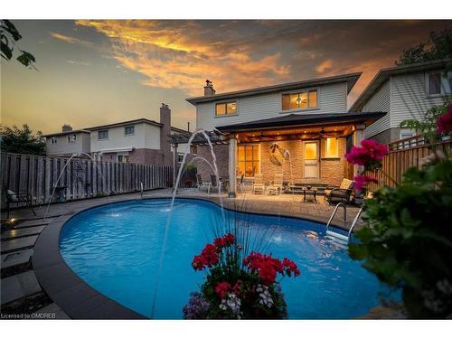 839 Merritt Drive, Milton, ON - Outdoor With In Ground Pool