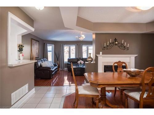 53 National Crescent, Brampton, ON - Indoor With Fireplace