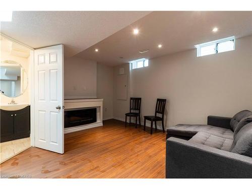 149 Osborn Avenue, Brantford, ON - Indoor Photo Showing Basement With Fireplace