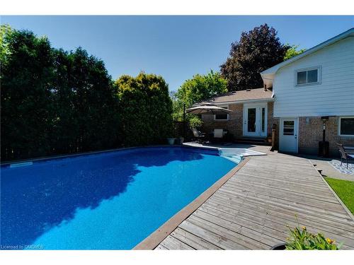 631 Montego Crescent, Burlington, ON - Outdoor With In Ground Pool