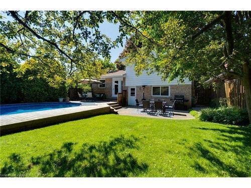 631 Montego Crescent, Burlington, ON - Outdoor With In Ground Pool With Backyard