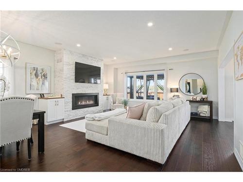 277 Church St North Street, Alliston, ON - Indoor Photo Showing Living Room With Fireplace