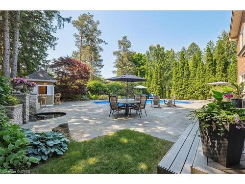 1301 Bunsden Avenue, Mississauga, ON - Outdoor With In Ground Pool With Deck Patio Veranda With Backyard