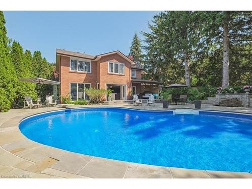 1301 Bunsden Avenue, Mississauga, ON - Outdoor With In Ground Pool With Backyard With Exterior