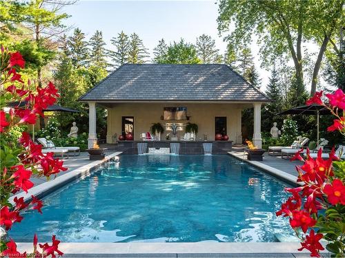 15 Chartwell Road, Oakville, ON - Outdoor With In Ground Pool With Deck Patio Veranda With Backyard