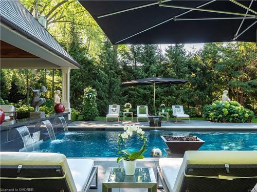 15 Chartwell Road, Oakville, ON - Outdoor With In Ground Pool