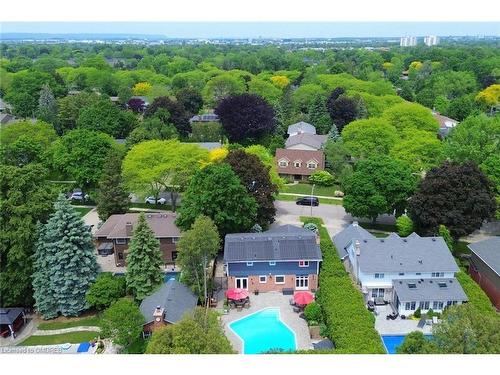 4504 Hawthorne Drive, Burlington, ON - Outdoor With In Ground Pool With View