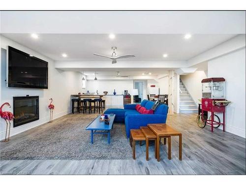 27 Waterview Road, Wasaga Beach, ON - Indoor Photo Showing Living Room With Fireplace