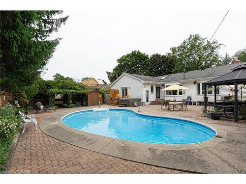 237 Tuck Drive, Burlington, ON - Outdoor With In Ground Pool With Backyard