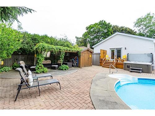 237 Tuck Drive, Burlington, ON - Outdoor With In Ground Pool With Deck Patio Veranda