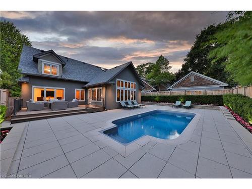 69 Allan Street, Oakville, ON - Outdoor With In Ground Pool