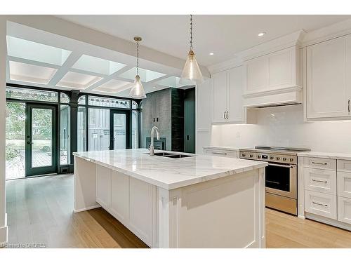 349 Trafalgar Road, Oakville, ON - Indoor Photo Showing Kitchen With Double Sink With Upgraded Kitchen