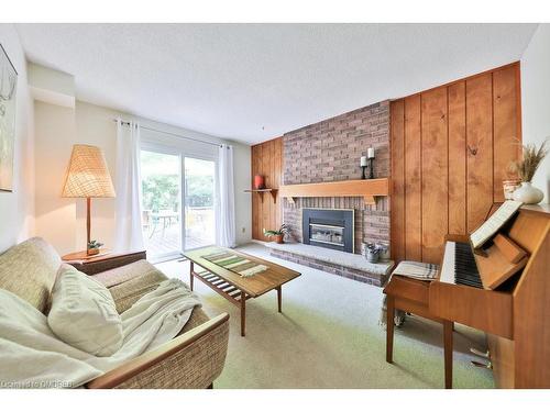 429 Claremont Crescent, Oakville, ON - Indoor Photo Showing Living Room With Fireplace