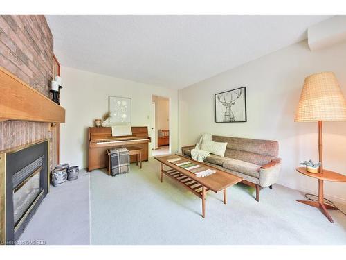 429 Claremont Crescent, Oakville, ON - Indoor Photo Showing Living Room With Fireplace