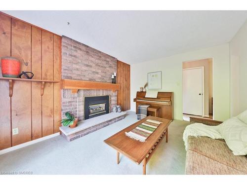 429 Claremont Crescent, Oakville, ON - Indoor Photo Showing Living Room With Fireplace