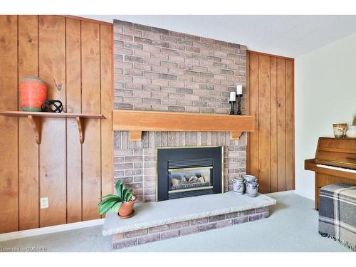 429 Claremont Crescent, Oakville, ON - Indoor Photo Showing Living Room With Fireplace