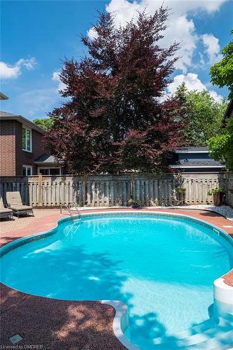 386 Northwood Drive, Oakville, ON - Outdoor With In Ground Pool With Deck Patio Veranda With Backyard