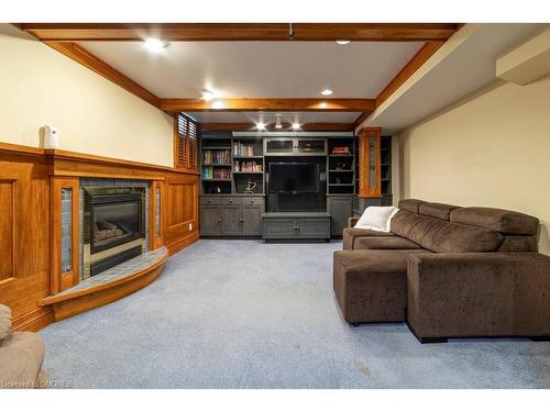 386 Northwood Drive, Oakville, ON - Indoor Photo Showing Living Room With Fireplace