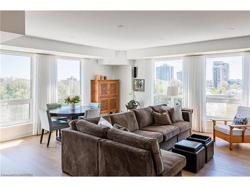 704-50 Old Mill Road, Oakville, ON - Indoor Photo Showing Living Room