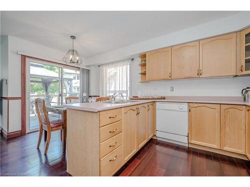 2245 Shadetree Avenue, Burlington, ON - Indoor Photo Showing Kitchen With Double Sink
