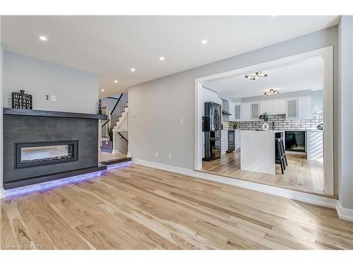 2378 Proudfoot Trail, Oakville, ON - Indoor Photo Showing Living Room With Fireplace