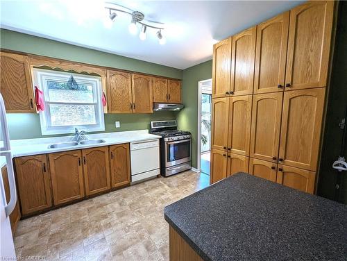 1160 Montgomery Drive, Oakville, ON - Indoor Photo Showing Kitchen With Double Sink