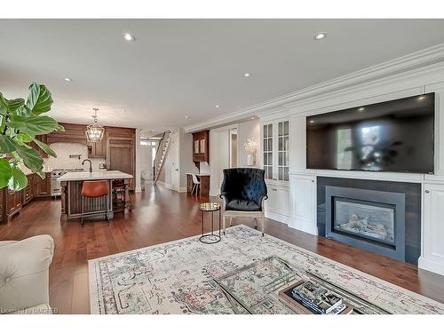 105 Paliser Court, Oakville, ON - Indoor Photo Showing Living Room With Fireplace