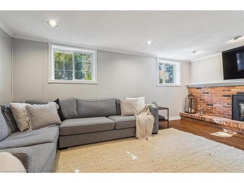 310 Silvana Crescent, Burlington, ON - Indoor Photo Showing Living Room With Fireplace