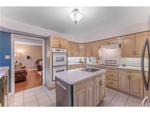 1275 White Lane, Oakville, ON - Indoor Photo Showing Kitchen With Double Sink