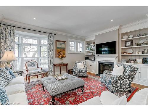 140 John Street, Oakville, ON - Indoor Photo Showing Living Room With Fireplace