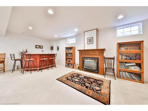 24 Raymar Place, Oakville, ON - Indoor With Fireplace