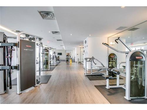 712-4011 Brickstone Mews, Mississauga, ON - Indoor Photo Showing Gym Room