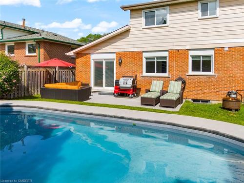95 Elgin Drive, Brampton, ON - Outdoor With In Ground Pool With Deck Patio Veranda With Exterior