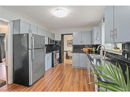 12634 22 Side Road, Halton Hills, ON - Indoor Photo Showing Kitchen With Stainless Steel Kitchen With Double Sink