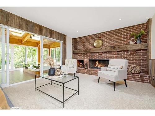 12284 Eighth Line, Halton Hills, ON - Indoor With Fireplace