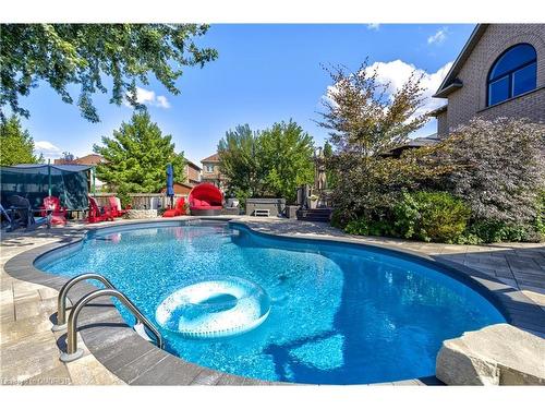 3410 Robin Hill Circle, Oakville, ON - Outdoor With In Ground Pool With Backyard