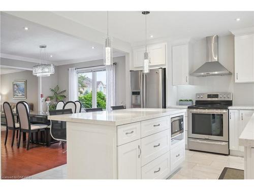 1452 Gibson Drive, Oakville, ON - Indoor Photo Showing Kitchen With Upgraded Kitchen