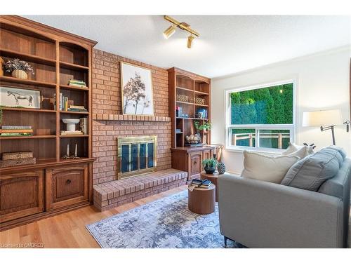 73 Stevenson Road, Oakville, ON - Indoor Photo Showing Living Room With Fireplace